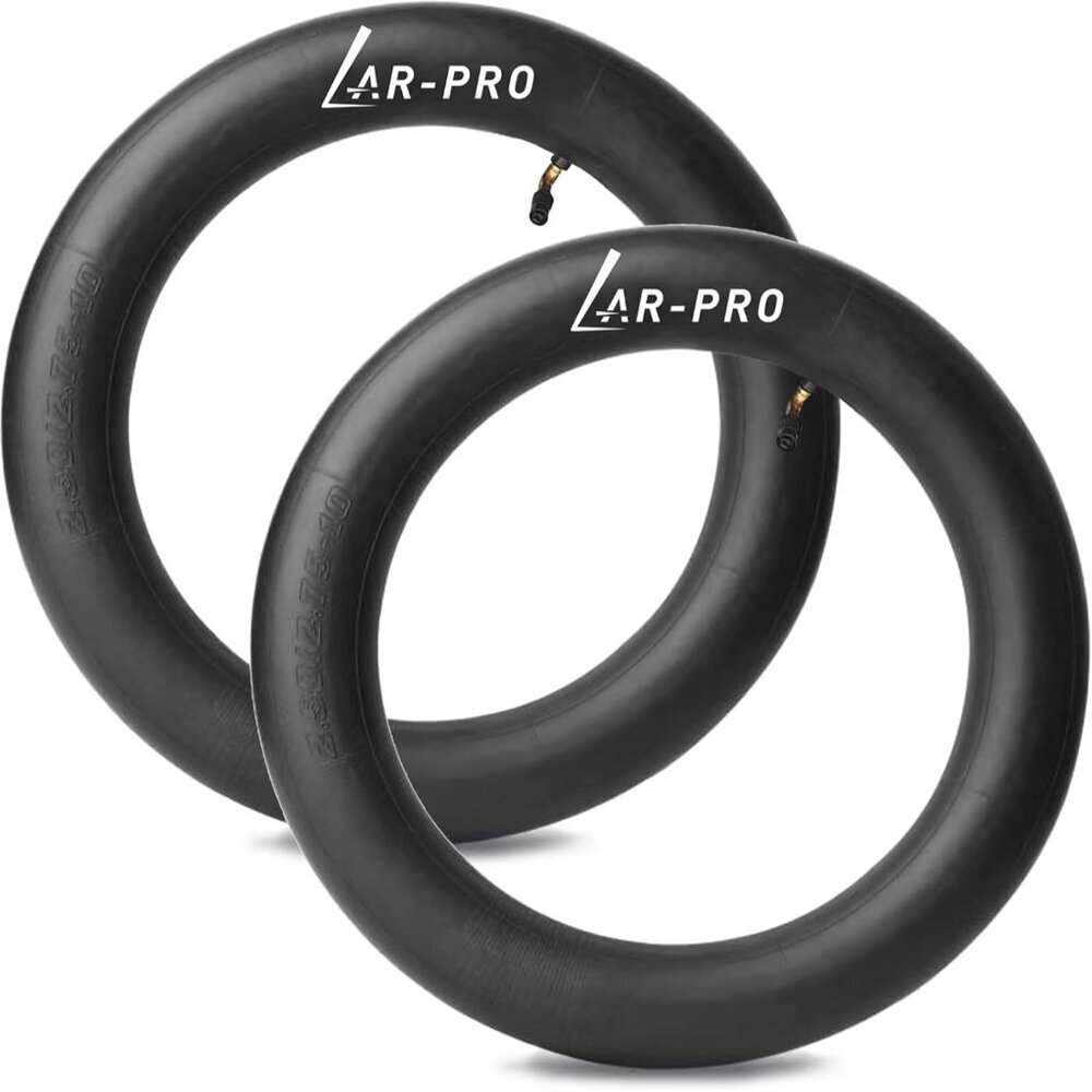 Explosion-Resistant 10-Inch Dirt Bike Inner Tubes - 2-Pack with TR-87 Valve